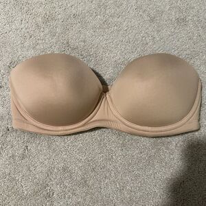 Wacoal Red Carpet Strapless Bra 36D Underwire Beige Tan Nude
